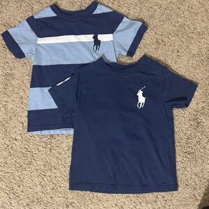 Polo by Ralph Lauren Kids' Navy and Light Blue Tees
